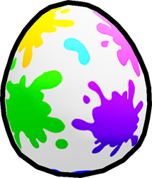 Colorful Palms Egg